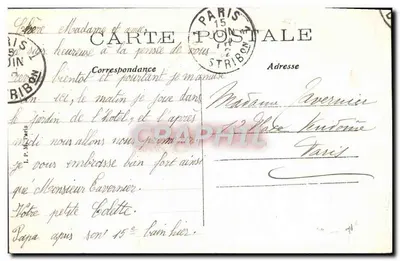 Omgeving van BAGNOLES-de-L'ORNE — Kasteel van Bois-de-Maine — A. D. (uitgever) — Achterkant