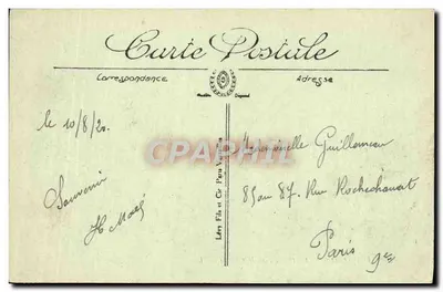 Saint-Aubin — Plaża w kierunku kasyna — L. Léry — Rewers