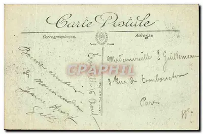 Trouville — De Strand en de Rue de Paris — LL. — Achterkant