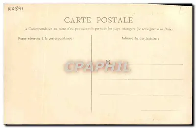 Castello di MAZENC a M. Loubet, Presidente della Repubblica — Cartoleria Chapuis, Montélimar — Verso