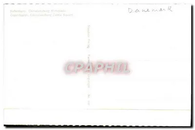 Christiansborg Slotssplads — Copenhaga — editor Stueller & Paring, n° 1389 — Verso
