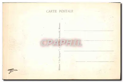 Monte-Carlo — Wzory ogrodów i kasyna — wydawnictwo 'La Cigogne', Monako — Rewers