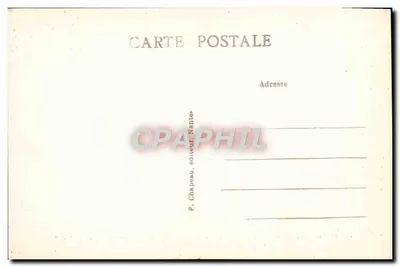 Antigo Nantes — O Castelo dos Duques e o Quai do Port-Maillard, cerca de 1860 — P. Chapeau, editor Nantes, n° 203 — Verso