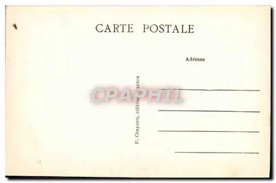 Le Pouliguen (Loire-Inf.) — Sulla costa — La Grotta dei Korrigans — F. Chapeau, editore Nantes — Verso