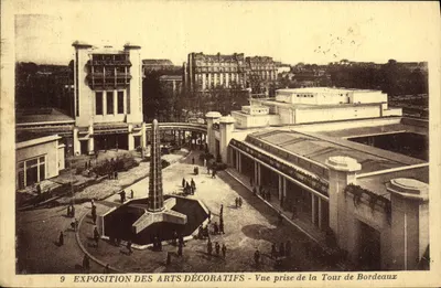 Exposição dos Artes Decorativas — Vista tirada da Torre de Bordeaux — Édit. C. Gasson, n°9