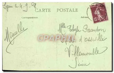 Rocher des Sarraxins — SYAM — B. F. Chalen — Rewers