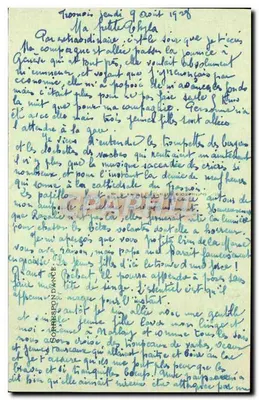 Jura Touriste - Bonlieu — Widok na jezioro i starą abbatię — n. F. Gr. 104 — Rewers