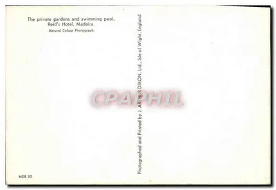 Reid's Hotel — prywatne ogrody i basen — J. Arthur Dixon, Ltd., Wyspa Wight — Rewers