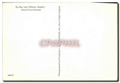 马德拉的帕莱罗湾 — 马德拉 — 由 J. Arthur Dixon 有限公司印刷 — 背面