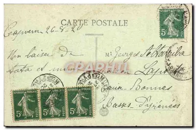 Capvern-les-Bains — Rond Point du Bois — Wydawnictwo V. Pilout — Rewers