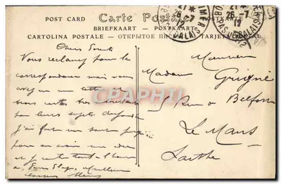 Boulogne-sur-Mer — Digue i plaża — ND Fot. n°209 — Rewers