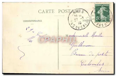 Arras - Le Galerie della Grand'Place — B. D., Roubaix, n°9 — Verso