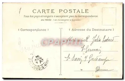 Le Mans — A Catedral — Editor desconhecido, n°11 — Verso