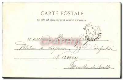 Zamek w Coulonge, blisko St-Calais — E. Rouard — nr 1860 — Rewers