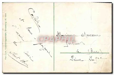 Straßburg i. E. Nowa mostowa przez Ryn w Kehl — wydawca Felix Lub, nr 2819 — Rewers