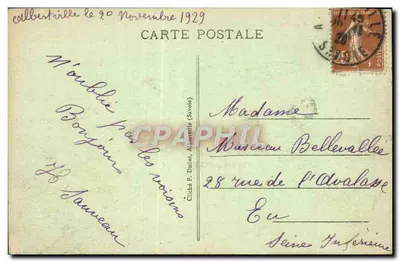 Albertville (Savoie) — Os Margens do Arly e o Charvin — Cliché F. Dutil — Verso