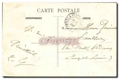La Malmaison pod Imperium — Front Cour d'Honneur — W. Laudinier wyd. Rufell — Rewers