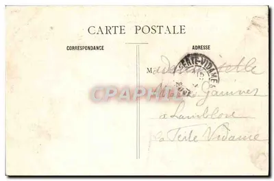 Zamek Malmaison — Strona Parku, Kaplica, prawy skrzydło — dawniej rezydencja Napoleona I i Imperatorki Joséphine — Rewers