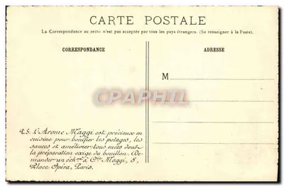 Widok mostu Gard, blisko Nîmes — Maggi, Forliet i Marolli, Paryż, n°64 — Rewers