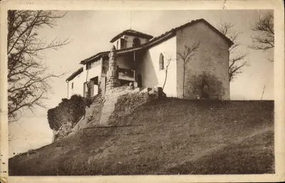 Bilhete postal moderno Irun Ermita de San Marcial