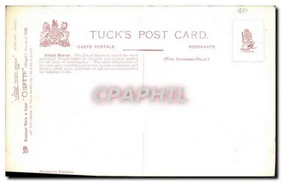 Jeypore - Bazar Johari — Carta postal Tuck's n° 847 — Verso