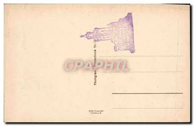Brünhildisfelsen na dużym Feldbergu w T. (881 m n.p.m.) — wydawca Jaroba Kusturatah, Frankfurt a. M., numer seryjny 11 — Rewers