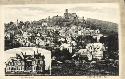 Villa Rothschild — Königstein i. Taunus — Ludwig Klement, Frankfurter M. Fotograf. Druck u. Verlag