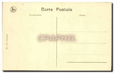 Ruínas de Louvain — Ruínas da Boucherie — Ern. Thill, Bruxelas — Verso