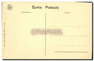 Bruxelas Grand'Place — vista panorâmica — editor Thill, série 1 n° 29 — Verso