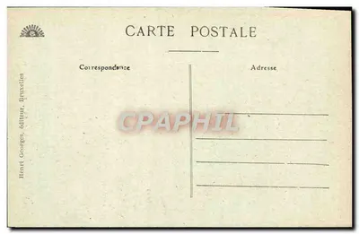 Bruxelas — Porta de Hal — Henri Georges, editor — Verso