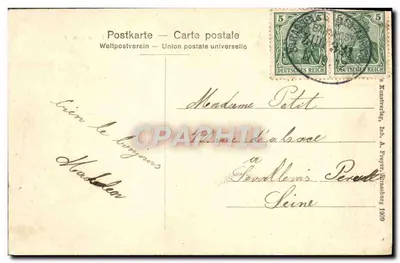 Schwindratzheim — Totalansicht — wydawca A. Frager, Bruksela — Rewers