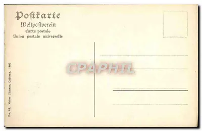Ehrenbreitstein — Civilkasino u. Pfoffendorf — Victor Ulimann, Coblenz, n°63 — Verso