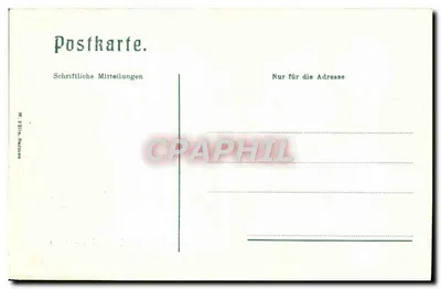 Widok na Nonnenwerth i Drachenfels — Pozdrowienie z Drachensfels nad Rynem — W. FÜLLER, Hermann — Rewers