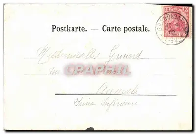 Le Grand et le Petit Donon, vus depuis Fréconrupt — D. Cellarins, n° 81 — Achterkant