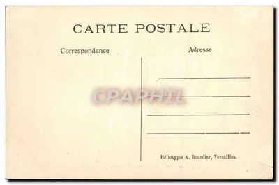 Versailles — Aldeia de Trianon, o pombal — Héliotypie A. Bourdier — Verso