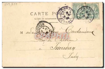 Ulica Müller w Montmartre — Paryż — G.C.A. n°502 — Rewers