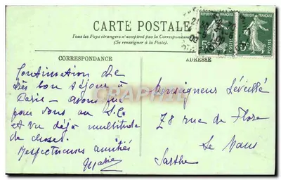 Parijs — Het Sacré-Cœur — LL. n°220 — Achterkant