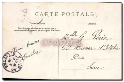 Paris – Boulevard des Italiens — vue aérienne — éditeur non identifié, n° 80 — Rewers