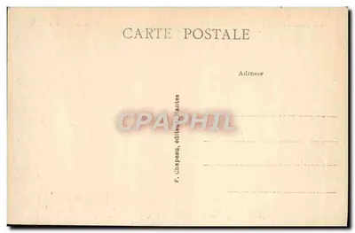 NANTES — La Gare d'Orléans, au quai de Richebourg — F. Chapeau, éditeur Nantes, n° 254 — Verso