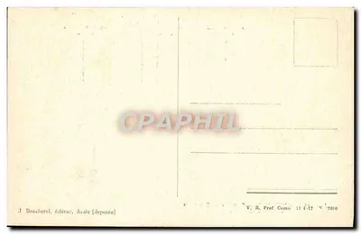Aiguilles van Chamonix - Courmayeur - Plateau du Géant — J.B. 84, uitgever J. Bracherel, Aosta — Achterkant
