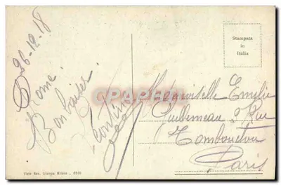 Taranto — Corso Vittorio Emanuele visto da Mar Grande — Stampa Milano - 8510 — Verso