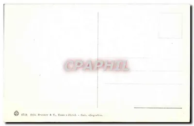 Rzym — Koloseum i Arcus Tity — Wyd. Brunner & C., Como i Zurych — Stab. elettrografico, nr 6716 — Rewers