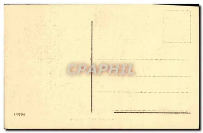 Genua — Camposanto — Galeria — widok korytarza z figurami — Rewers