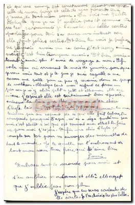 Kobiety w polu palmy — Wydawca C.A. Paris — Rewers