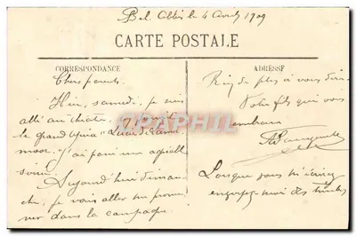 Oudjda (Marrocos) — Ocupação de Oudjda, abril de 1907 — Boumendil Bel-Abbès — Verso