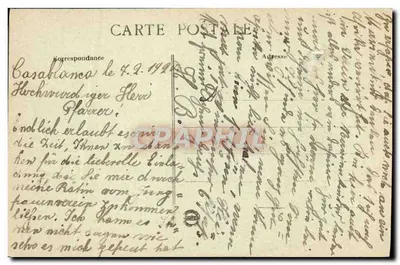 O MARROCOS - A Sesta — Mailliet, fot., Casablanca — Verso