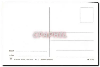 Campos de tulipas — Tulpenvelden — Weenen & Snel, den Haag, Bl. 5 — Verso