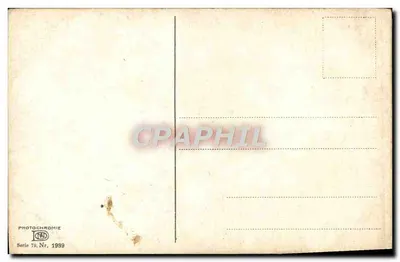 Bilhete postal antigo Marken Folklore — Verso