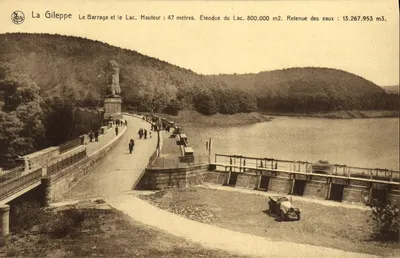 La Gileppe — O Barragem e o Lago — Edição Schyns, Béthune