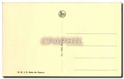 Boyau da morte em Dixmude — Trench of death — O.N.I.G. Sites de Guerra — Verso